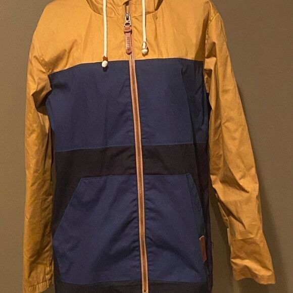 Rusty Color Block Lined Jacket Size Small - Picture 12 of 14